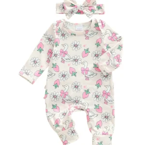 2pc Baby Girl Outfit Set