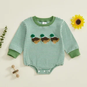 Adorable Baby Girl Floral Print Romper