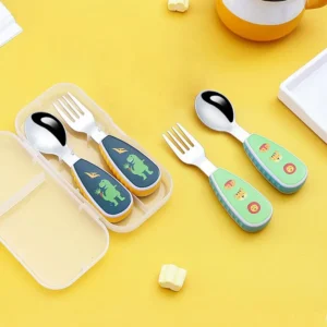 2Pcs Toddler Utensils