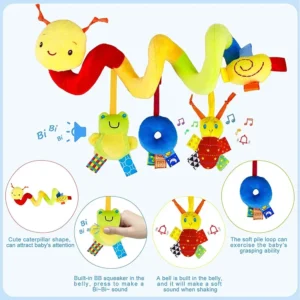 Spiral Stroller Toys Newborn Plush