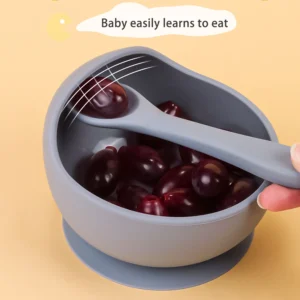 2PC Silicone Sucker Bowl