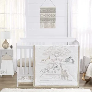 4-Piece Baby Crib Bedding Set