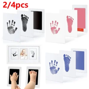 2/4pc Baby Handprint Footprints