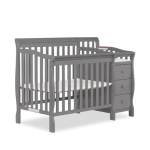 4‑in‑1 Mini Convertible Baby Crib & Changer
