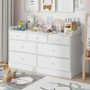 7-Drawer Kids Dresser with Changing Table