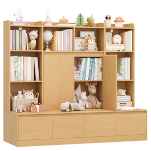 4-In-1 Bookshelf Storage